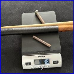 McDermott Vintage Pool Cue Bocote Leather E-Series 21oz (4oz Weight) 12.3mm Tip McDermott Vintage Pool Cue Bocote Leather E-Series 21oz (4oz Weight) 12.3mm Tip