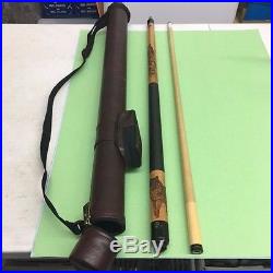 McDermott Wildfire G218 Great Wolf Pool Cue G-Core Shaft with Case in GREAT COND