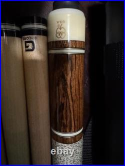 McDermott g224 G core pool cue! 2.5 mm tip 19oz barely used and a rage break cu McDermott g224 G core pool cue! 2.5 mm tip 19oz barely used and a rage break cu