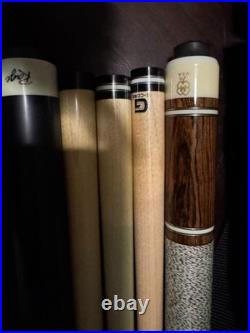 McDermott g224 G core pool cue! 2.5 mm tip 19oz barely used and a rage break cu McDermott g224 G core pool cue! 2.5 mm tip 19oz barely used and a rage break cu