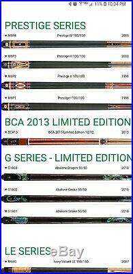 McDermott limited edition 2013 bca 2 of 12 pool cue