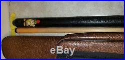 McDermott pool cue leather wrap and case