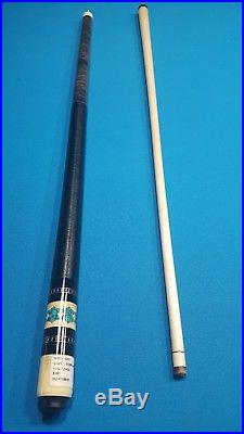 McDermott pool cue of the month, G309C February 2016, 6 custom turquoise inlays
