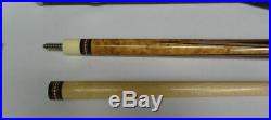 McDermott used C10 Pool Cue with Hard Case Papers 1980-84 Engraved
