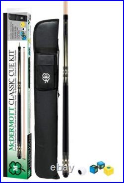 Mcdermott Classic Pool Cue Kit Dark Gray 18Oz