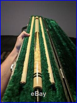 Mcdermott D-13 1984 Rare Collectible Pool Cue 58 with Case and Accessories