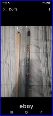 Mcdermott Dale Earnhardt #3 Red Two-Piece Pool Cue New Old Stock In Plastic