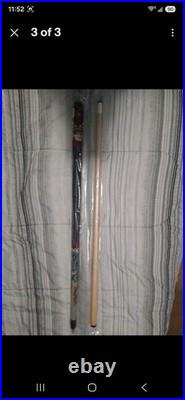 Mcdermott Dale Earnhardt #3 Red Two-Piece Pool Cue New Old Stock In Plastic