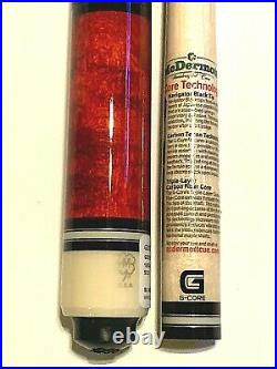 Mcdermott G202 Pool Cue 12.75 G Core USA Made Brand New Free Shipping Free Case