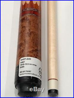 Mcdermott G407 Pool Cue USA Made Brand New Free Shipping Free Case! Wow