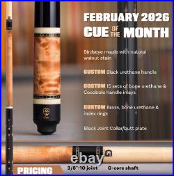 Mcdermott G418c Feb Cue Of The Month 12.5 MM Gcore USA Made Ships Free Free Case