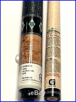 Mcdermott G436 Pool Cue G Core USA Made Brand New Free Shipping Free Case! Wow