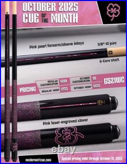 Mcdermott G521 Cue Of The Month 12.75 MM Gcore USA Made Ships Free Free Case