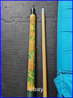 Mcdermott GLD-01 Rose Vintage Pool Cue 1994 Billiards With It's George Case Fur