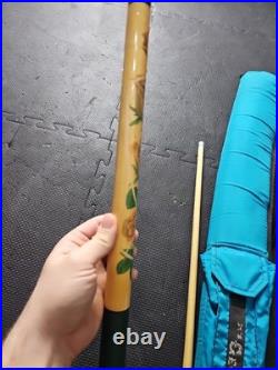 Mcdermott GLD-01 Rose Vintage Pool Cue 1994 Billiards With It's George Case Fur