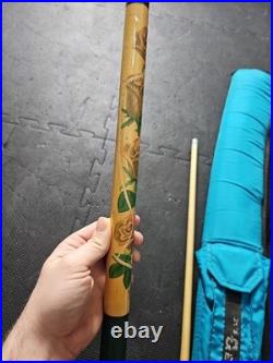 Mcdermott GLD-01 Rose Vintage Pool Cue 1994 Billiards With It's George Case Fur