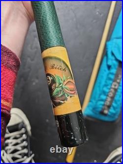 Mcdermott GLD-01 Rose Vintage Pool Cue 1994 Billiards With It's George Case Fur