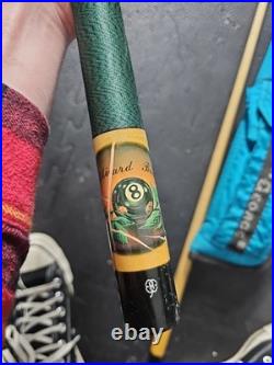 Mcdermott GLD-01 Rose Vintage Pool Cue 1994 Billiards With It's George Case Fur