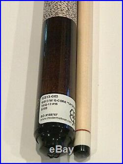 Mcdermott Gs013 Pool Cue Free G Core USA Made Brand New Free Shipping Free Case