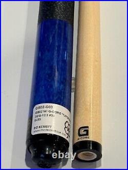 Mcdermott Gs02 Pool Cue Free 12.50 MM Gcore USA Made New Free Shipping Free Case