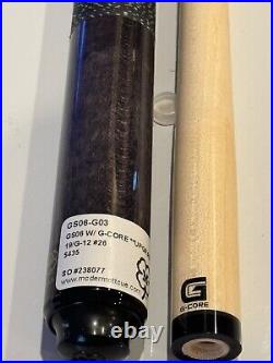 Mcdermott Gs06 Pool Cue Free 12.00 MM Gcore USA Made New Free Shipping Free Case