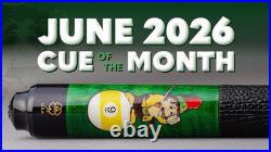 Mcdermott June Cue Of Month Gs12c3 Pool 12.5mm Tip USA Mde Ships Free Free Case