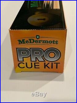 Mcdermott Kit2 Pro Pool Cue Kit 2 Pc Cue Case Chalk & Bonus Plus Ships Free