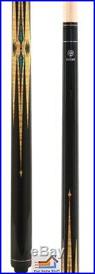 Mcdermott Lucky L38 Maple Billiard Game Pool Cue Stick Black Paint Silver Rings