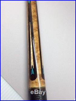 Mcdermott M16 A Sedona Pool Cue Stick Vintage Retired Turquoise With Case Wow