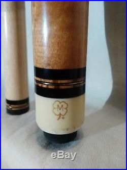 Mcdermott M43A Tucson Pool cue 2004-2009 Nice Wood and Metal Detail Inlays