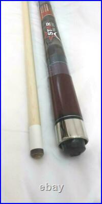 Mcdermott Star S80 Red Billiard Pool Cue Stick Silver Rings + Irish Linen Wrap
