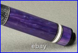 Mcdermott Star Sp10 Silver + Purple Pearl Rings Billiard Pool Table Cue Stick