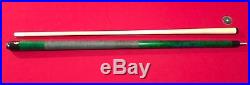 Mcdermott USA Pool Cue Stick Gs-05 Green Stained Maple Forearm & Sleeve