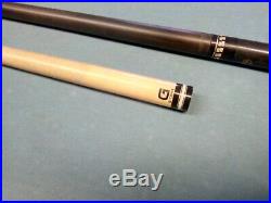 Mcdermott pool cue with 12.4mm. Carbon fiber shaft and 11.4mm. G-core. Shaft