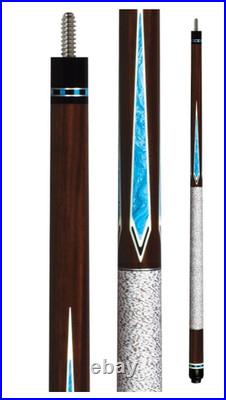 NEW McDermott G426 Pool Cue Rosewood & Turquoise 19oz