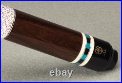 NEW McDermott G426 Pool Cue Rosewood & Turquoise 19oz