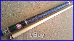 NEW McDermott Star Series SP9 Pool Cue, Inlaid Pink Rose, Everest Layered Tip