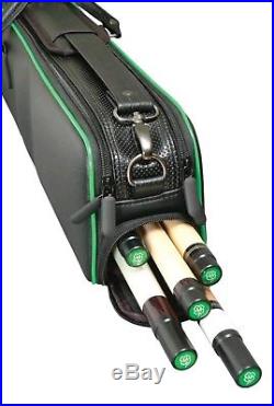 New McDermott 4x7 Hybrid Pool Cue Case, IN STOCK READY TO SHIP, Hard/Soft Case