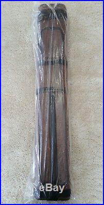 New McDermott Brown Ostrich 2x4 Hard Pool Cue Case, IN STOCK READY TO SHIP TODAY