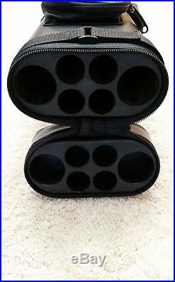 New McDermott Clover Logo 2x4 Hard Pool Cue Case, IN STOCK READY TO SHIP TODAY