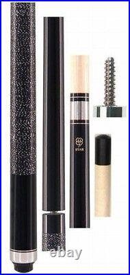 New McDermott Star Black Break/ Jump Pool Cue Billiards Free Case & Shipping