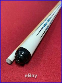 New White/Turquoise McDermott L74 Pool Cues Billiards Free Shipping/Hard Case