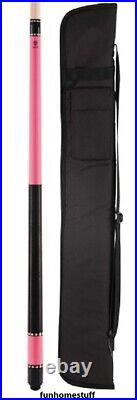 Pink L13 Lucky Mcdermott Billiard Game Pool Cue Stick Irish Linen Wrap + Case