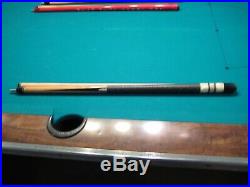 Pool Cue Stick Mcdermott Star Black And White Mother Of Pearl Pattern