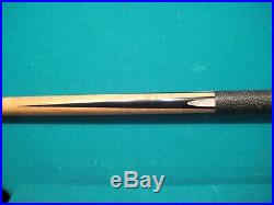 Pool Cue Stick Mcdermott Star Black And White Mother Of Pearl Pattern