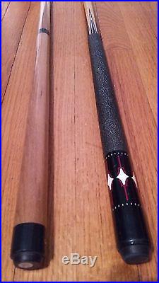 Pool cue set Meucci Sneaky Pete Mcdermott E-N7 retired cue, 5280 leather case