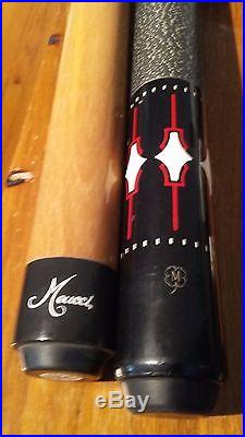 Pool cue set Meucci Sneaky Pete Mcdermott E-N7 retired cue, 5280 leather case