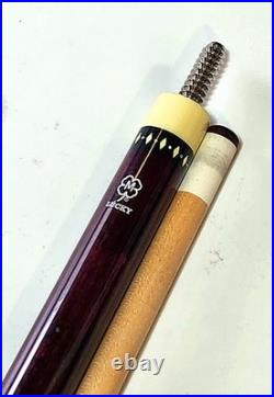 Purple L71 McDerrmont Lucky Pool Stick Cue Lightly Used Original Plastic Bag