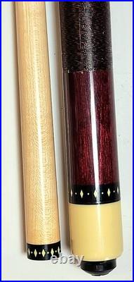 Purple L71 McDerrmont Lucky Pool Stick Cue Lightly Used Original Plastic Bag