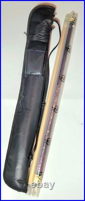 Purple L71 McDerrmont Lucky Pool Stick Cue Lightly Used Original Plastic Bag